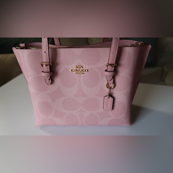 Coach Handbags - Coach Powder Pink Mollie Tote Bag 25